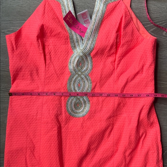 NEW Lilly Pulitzer Valli Shift Dress Cayenne Coral 16 - Picture 9 of 10